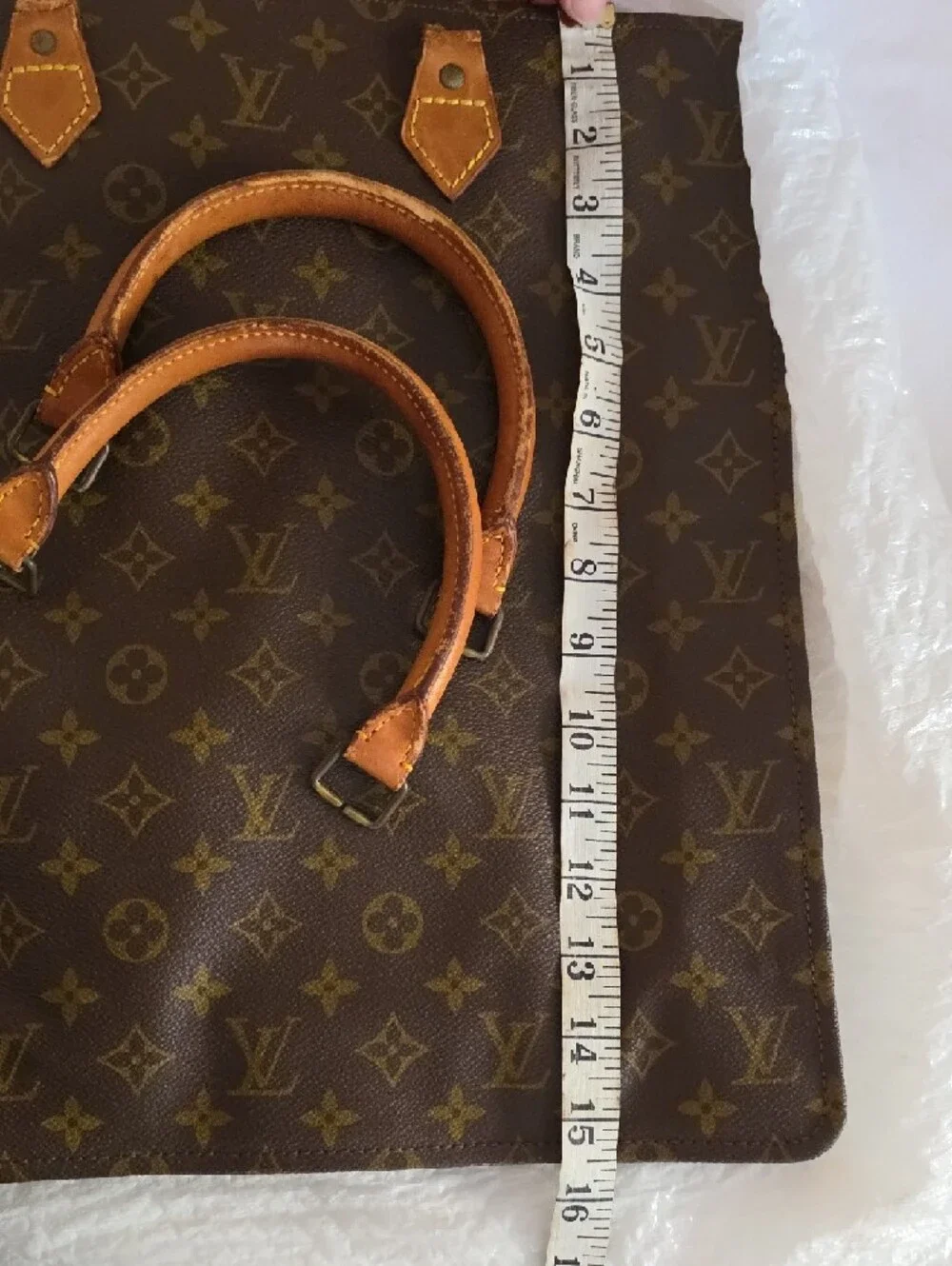 Louis Vuitton Monogram Canvas Shopper Tote - Brown & Tan